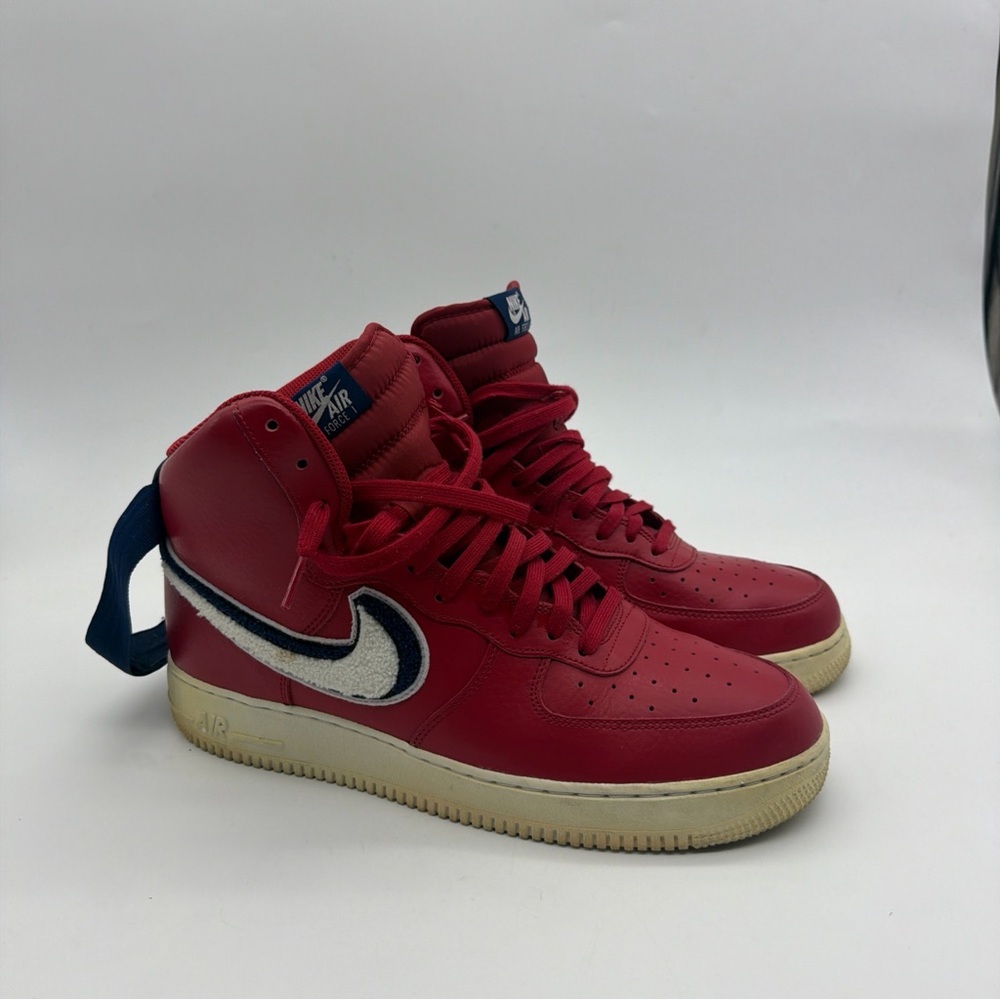 Size 11.5 - Nike Air Force 1 High '07 LV8 Red 2018